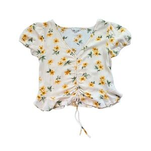 American Eagle Flower Blouse